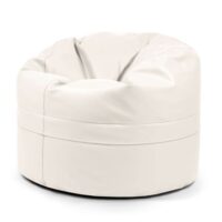 POUF A SACCO DI DESIGN BIANCO MODELLO CANNES