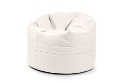 POUF A SACCO DI DESIGN BIANCO MODELLO CANNES