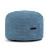 pouf A SACCO IN VELLUTO BLU PETROLIO