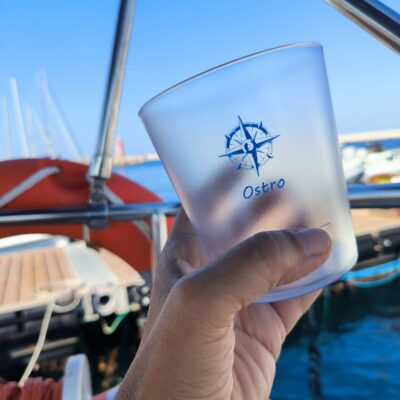 bicchieri infrangibili trasparente satinati riutilizzabili per barche con 12 nomi diversi di venti